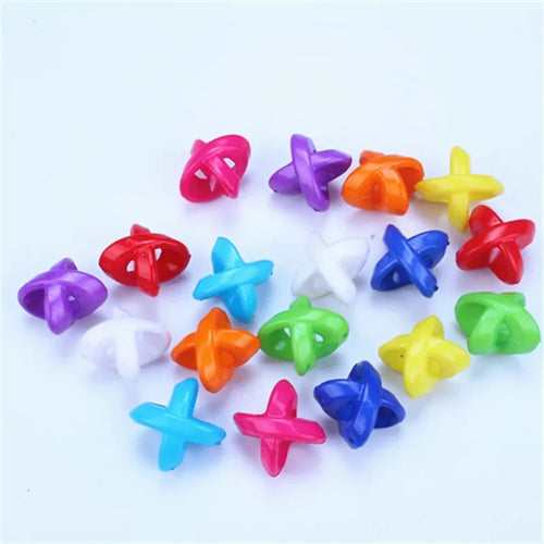 50pcs/lot Dreadlock Hair Ring Hairs Braid Beads 7mm Hole Candy Colored