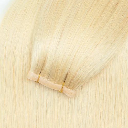 Injected Tape In Hair Extensions Invisible Long Tape PU Weft Human