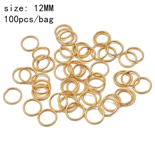 50-200 Pcs 18mm Large Metal Long Hair Clip Braid Circle Hair Styling