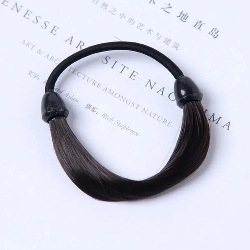 Wig Braided Rubber Band Elastic Hair Rope Tie Head Hair Ring Wig Braid