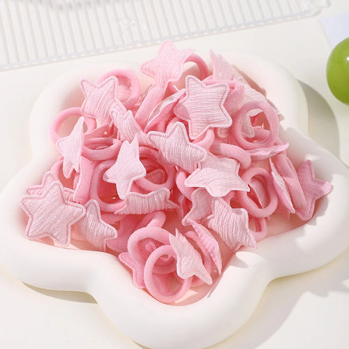 20pcs/set Love Star Children Hair Loop Baby No Harm Hair Towel Loop