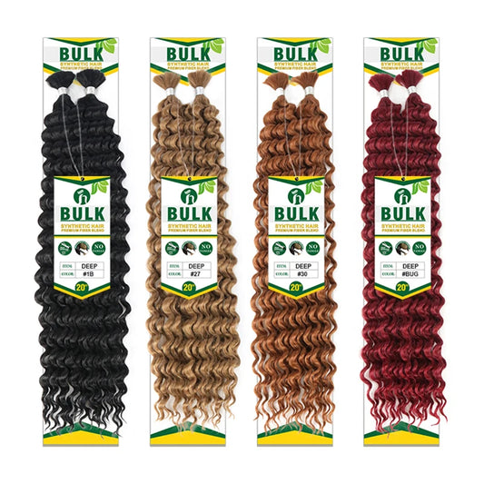 Julianna Bulk Synthetic Hair For Braiding Color 30 Blonde Deep Wave