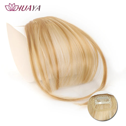 HUAYA Synthetic Bangs Hair Clip In Extensions Natural Fringe Bangs