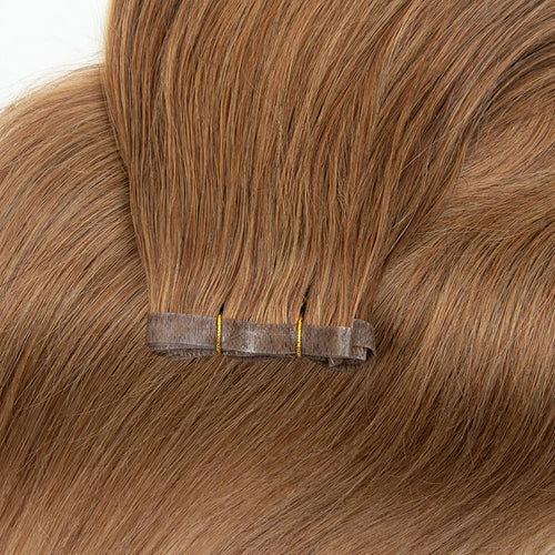 Injected Tape In Hair Extensions Invisible Long Tape PU Weft Human