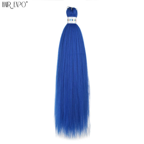 26Inch Easy Braids Hair Synthetic Colourful Pre Stretched Braiding