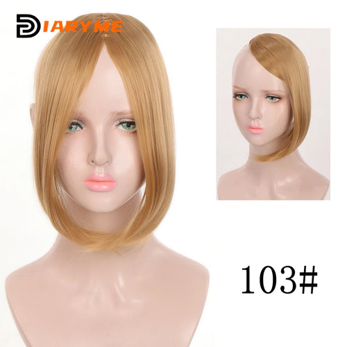 Bangs wig Synthetic Fring Bangs hair extensions for women Middle Part