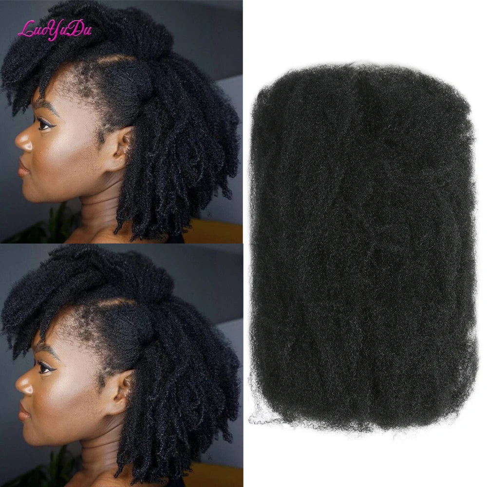 For Junky Curl Afro kinky Curly Synthetic Braiding Hair Extensions For