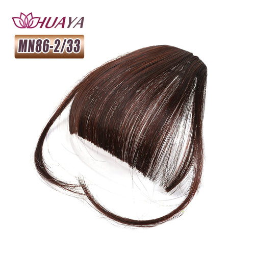 HUAYA Synthetic Bangs Hair Clip In Extensions Natural Fringe Bangs