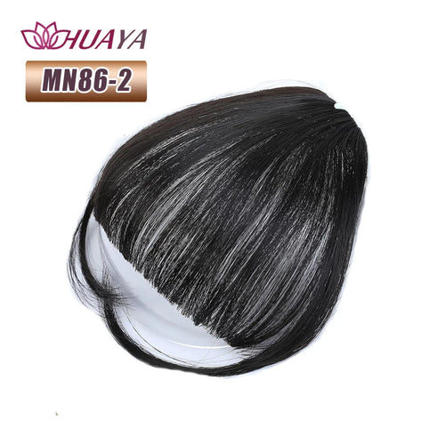 HUAYA Synthetic Bangs Hair Clip In Extensions Natural Fringe Bangs