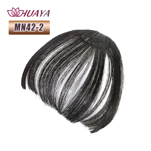 HUAYA Synthetic Bangs Hair Clip In Extensions Natural Fringe Bangs