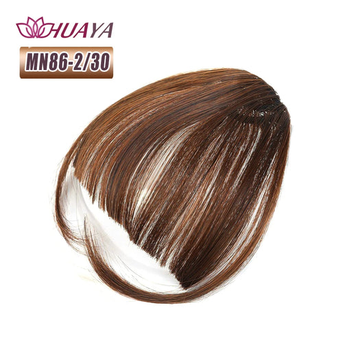 HUAYA Synthetic Bangs Hair Clip In Extensions Natural Fringe Bangs