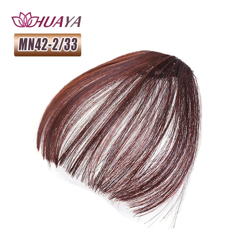 HUAYA Synthetic Bangs Hair Clip In Extensions Natural Fringe Bangs