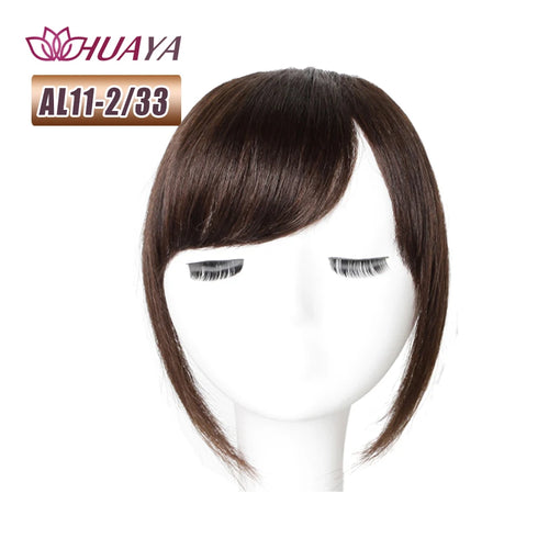 HUAYA Synthetic Bangs Hair Clip In Extensions Natural Fringe Bangs